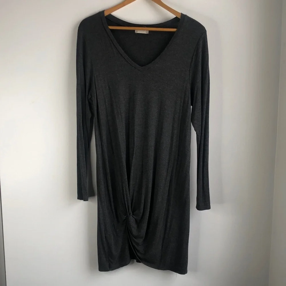 altar'd state black long sleeve dress Scarlett Satin Maxi Dress in Black